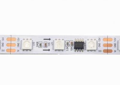 中国 白いPCBマジックRGB LEDストリップ非防水12V DCによって60 Ledsは色の変更が夢を見ます 販売のため