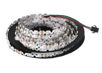 China S Shape 6mm Width Flexible LED Strip Lights SMD 3528 Built In IC P923F WS2811 RGB for sale