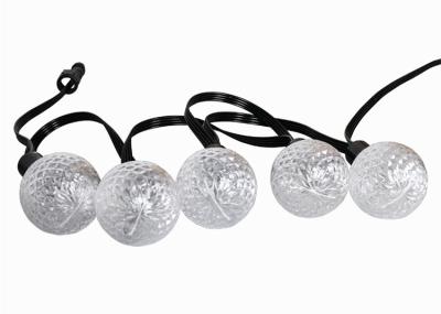 China SK9822 IC 0.3W RGB G40 Led String Lights For Christmas Tree for sale