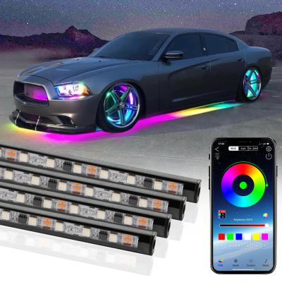 China APP Control 12VDC Car Underglow Light SMD5050 Underbody Neon Lights for sale