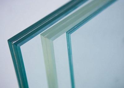 China Clear Tempered Laminated Safety Glass 0.38PVB 3mm Cold / Heat Resistance for sale