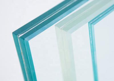 China Decorative Clear Laminated Safety Glass , 0.76PVB+6mm Glass Tempered Glass for sale
