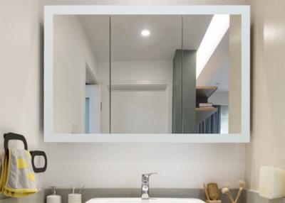 Chine Le chêne a encadré les miroirs d'habillage décoratifs adaptés aux besoins du client par taille blanche de couleur de miroirs de salle de bains à vendre