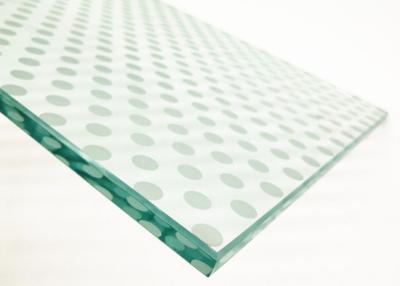 China Smooth Clear Patterned Glass , Patterned Tempered Glass 3~8mm Thickness for sale