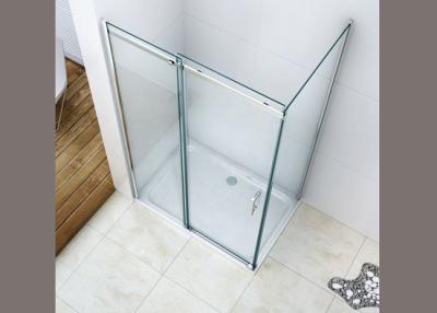 China Thickness Custom Bathroom Shower Glass Easy Installation Different Color for sale