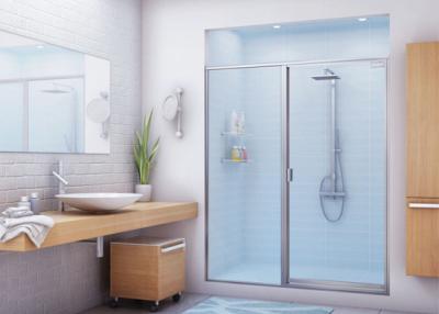 China Various Size Bathtub Shower Glass With Tempered / Laminated Processing for sale