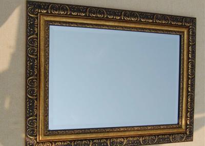 China Custom Framed Bathroom Mirrors 3-6mm Thickness For Decorating Hotel / Restaurants for sale
