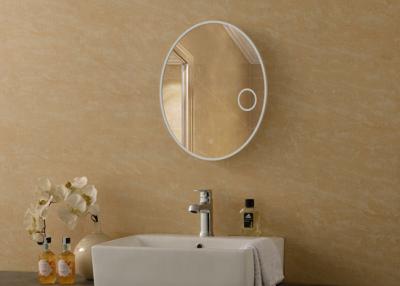 China Grueso iluminado óvalo modificado para requisitos particulares tamaño del espejo 5m m del cuarto de baño con la tira de la luz del LED en venta