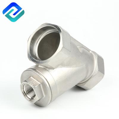 China Casting Hexagon Plug Sant 1.5 Inch Y Strainer Filter Valve for sale