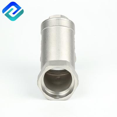 China Manual CF8 Filter Y Strainer Flange Type Npt Water Pipe Thread for sale