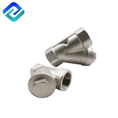 China Lost Wax Casting 2 Inch Sanitary Y Strainer Stainless Steel Wye Strainer Hexagon Natural for sale