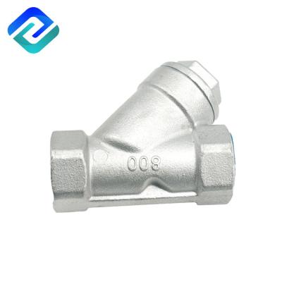 China Female End SS Y Strainers Valeve 1.5 Inch Investment Casting for sale
