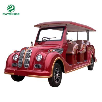 China Wholesale price vintage metal car model 12 seater Electric Classic car vintage and classic cars with vacuum tire for sale