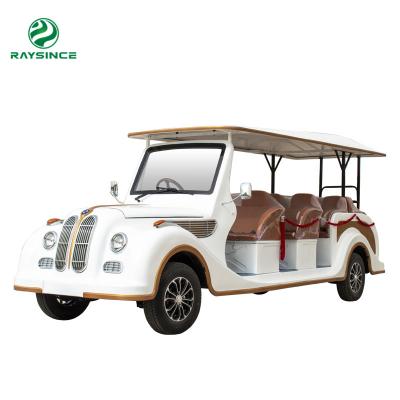 China CE Approved cheap price four wheels classic car model12 seater vintage and classic cars with maintenance-free battery for sale