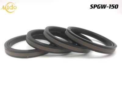 China High Temperature Hydraulic Cylinder Piston Seal SPGW 150 Doosan Seal Kit PTFE NBR for sale