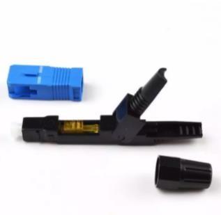 Quality Pre Embedded FTTH Fast Connector SC/APC Field Assembly Connector for sale