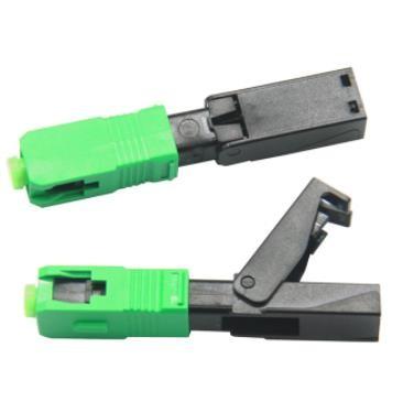 Quality Field Assembly FTTH Fast Connector Quick Connect Fiber Connectors Diameter 125um for sale