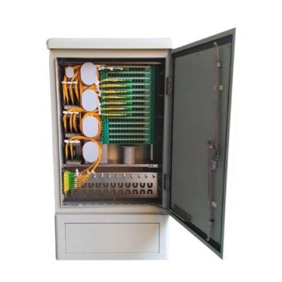 China 144 Fibers FTTH Splitter Fiber Distribution Cabinet 16 Parking Positions for sale