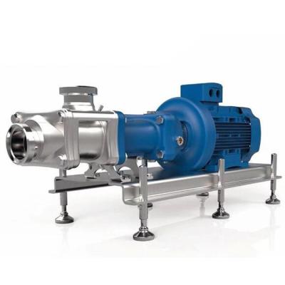 China Sanitary Screw Pump Mechanical Seal Hygienic Screw Pump With VFD Frequency Inverter for sale