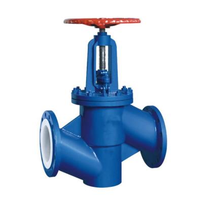 China Stainless Steel Corrosion Resistant Valve , Fluorine Lined Direct Flow Valve for sale