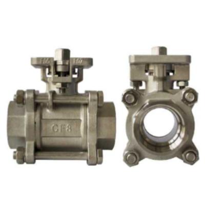China Pneumatic Threaded Ball Valve Investment Casting Ball Valve Stainless Steel for sale