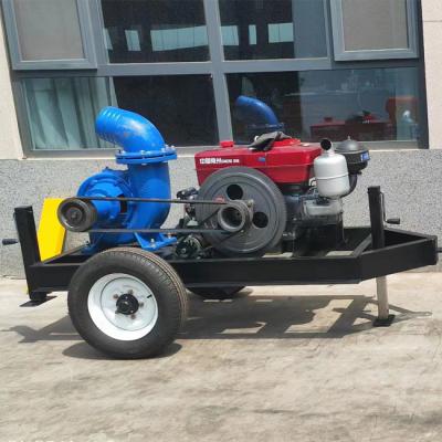 China Mobile Diesel Engine Floodwater Pumps Emergency Drainage for sale