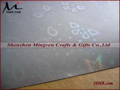 China Laser Butterfuly Cold Laminating Film,Laser Cold Lamination Film,Laser Film for sale