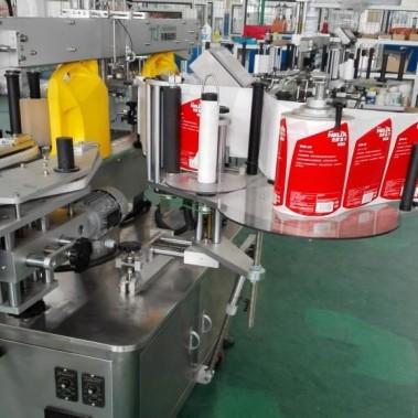China Stainless Steel Automatic Bottle Labeling Machine AC380V Customized for sale