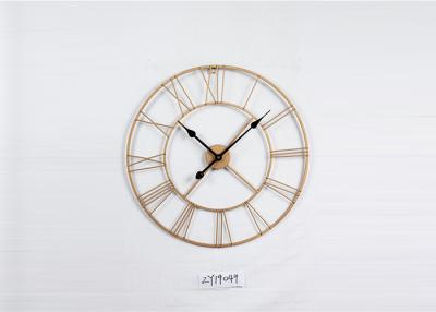 中国 80CMの金属の壁の芸術の時計のあたりの表示美しい12時間の 販売のため