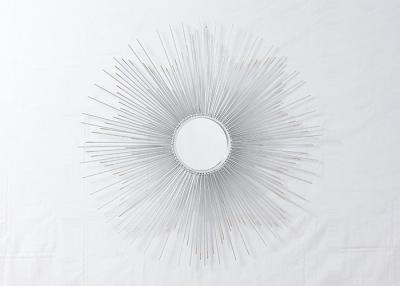 China Arte decorativo de la pared de cristal del espejo del marco metálico del resplandor solar hecho en China en venta