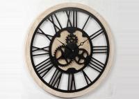 Quality Rustic 3D Metal Wall Art Clock for sale