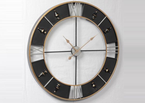 Quality Roman Numerals Metal Wall Art Clock for sale