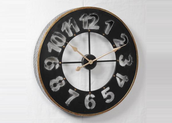 Quality 3D Circular Metal Wall Art Clock for sale