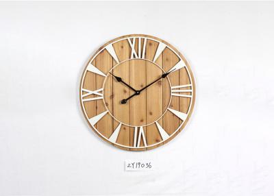 China Reloj de pared irregular del marco metálico del nudo de los números redondos en venta