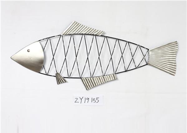 Quality Mid Century Fish Metal Wall Art Decor for sale