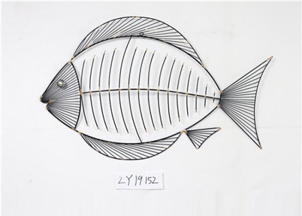 Quality Mid Century Fish Metal Wall Art Decor for sale