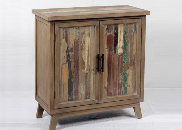 Quality Shoes Storage Metal Handle Reclaimed Wood Accent Cabinet for sale