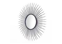 Quality Sunburst Dotted Metal Wall Art Mirror for sale