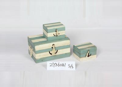 China Customized Logo Set Of 3 Gift Wooden Box Cabinet for sale