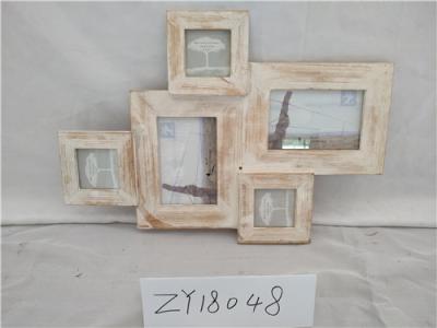 Chine Cadre en bois blanc lavé de photo en bois solide de pouce 5x7 à vendre