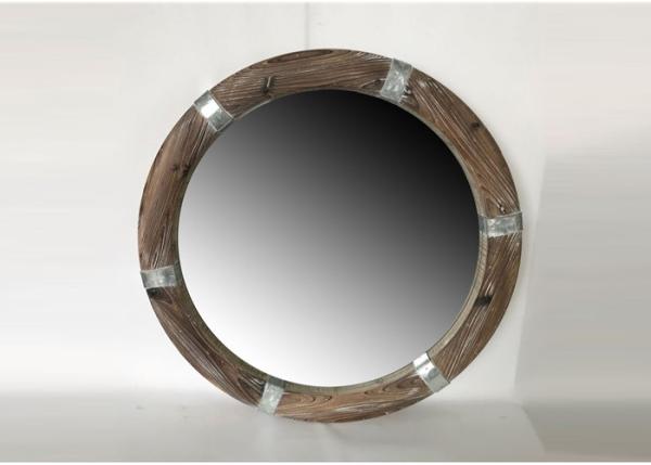 Quality Black Anti Corrosion Decorative Wood Framed Mirrors for sale