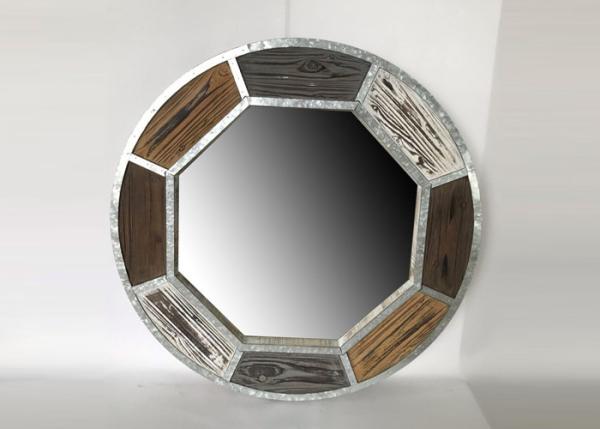 Quality Black Anti Corrosion Decorative Wood Framed Mirrors for sale