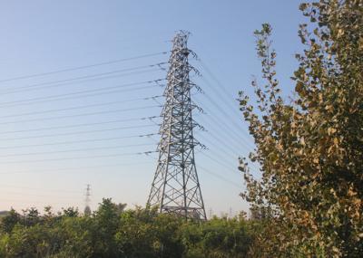 China ASTM A572 Grade 50 Transmission Steel Tower 8 - 100m Height With 4 Legs for sale