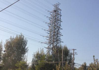 China S235JR High Tension Electrical Towers , 10 - 1000KV High Voltage Transmission Line Tower for sale