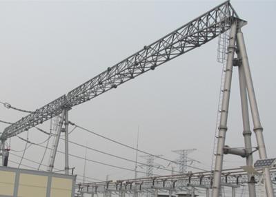 China Strong Substation Structure ASTM A36 Angle Steel / Tubular Steel Pole Type for sale