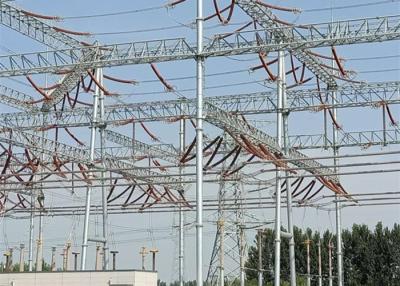 China 220kv Steel Lattice Tubular Electrical Substation Structure for Power Transmission and Distribution for sale