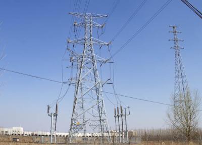 China Power Distribution Angle Steel Tower High Tensile Steel Electrical Tower Pylon for sale