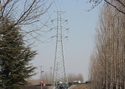 China Metal Lattice 220 Kv Transmission Line Towers , Hot Dip Galvanized Steel Tower for sale