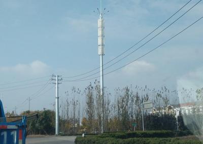 China Low Alloy Metal Telecom Steel Towers , Q345B Monopole Telecommunications Tower for sale