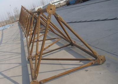 China 60m Tubular Steel Tower For Telecommunication , 3 Legged Self Supporting Steel Lattice Tower for sale